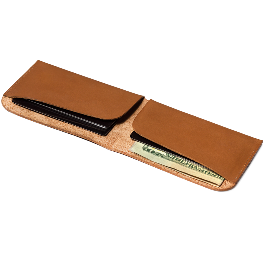 Slim Bifold Wallet (Tan)