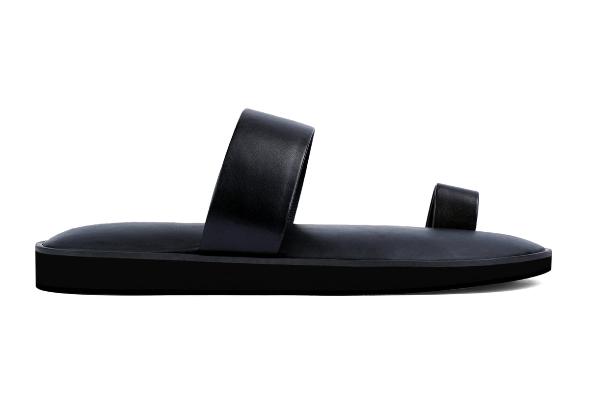 Toe Loop Slides (All-Black)