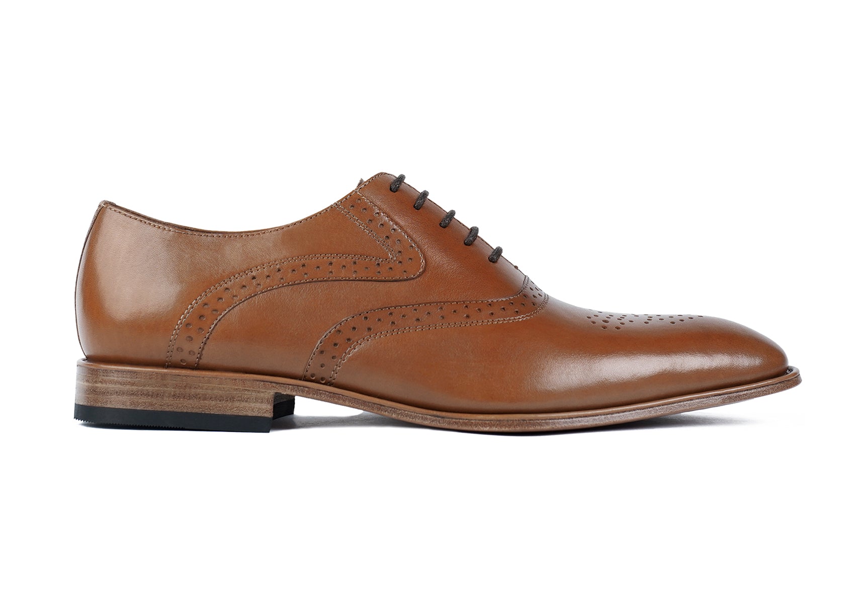 Brogue Oxford (Tan)