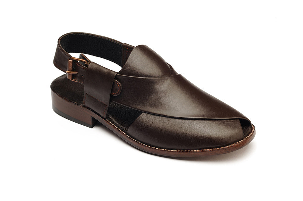 Quetta Style Chappal (Dark Brown)