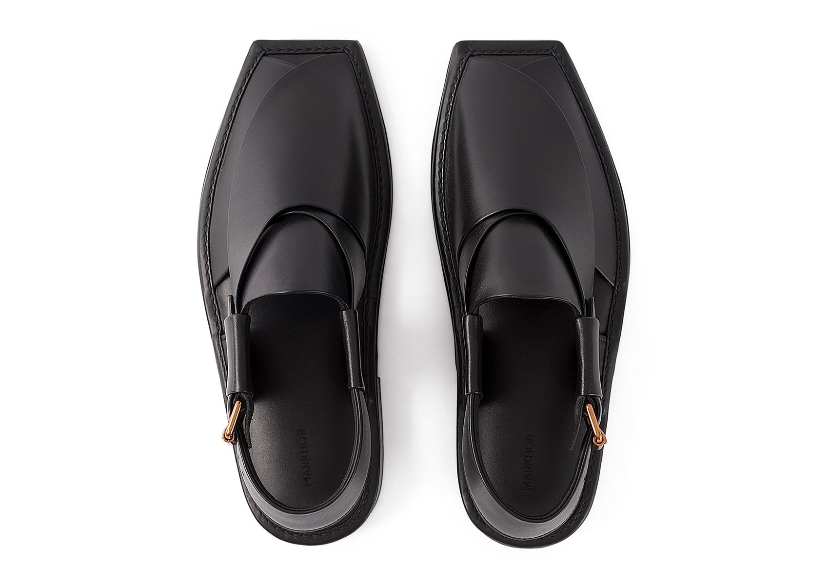 Kaptaan Chappal (Black)
