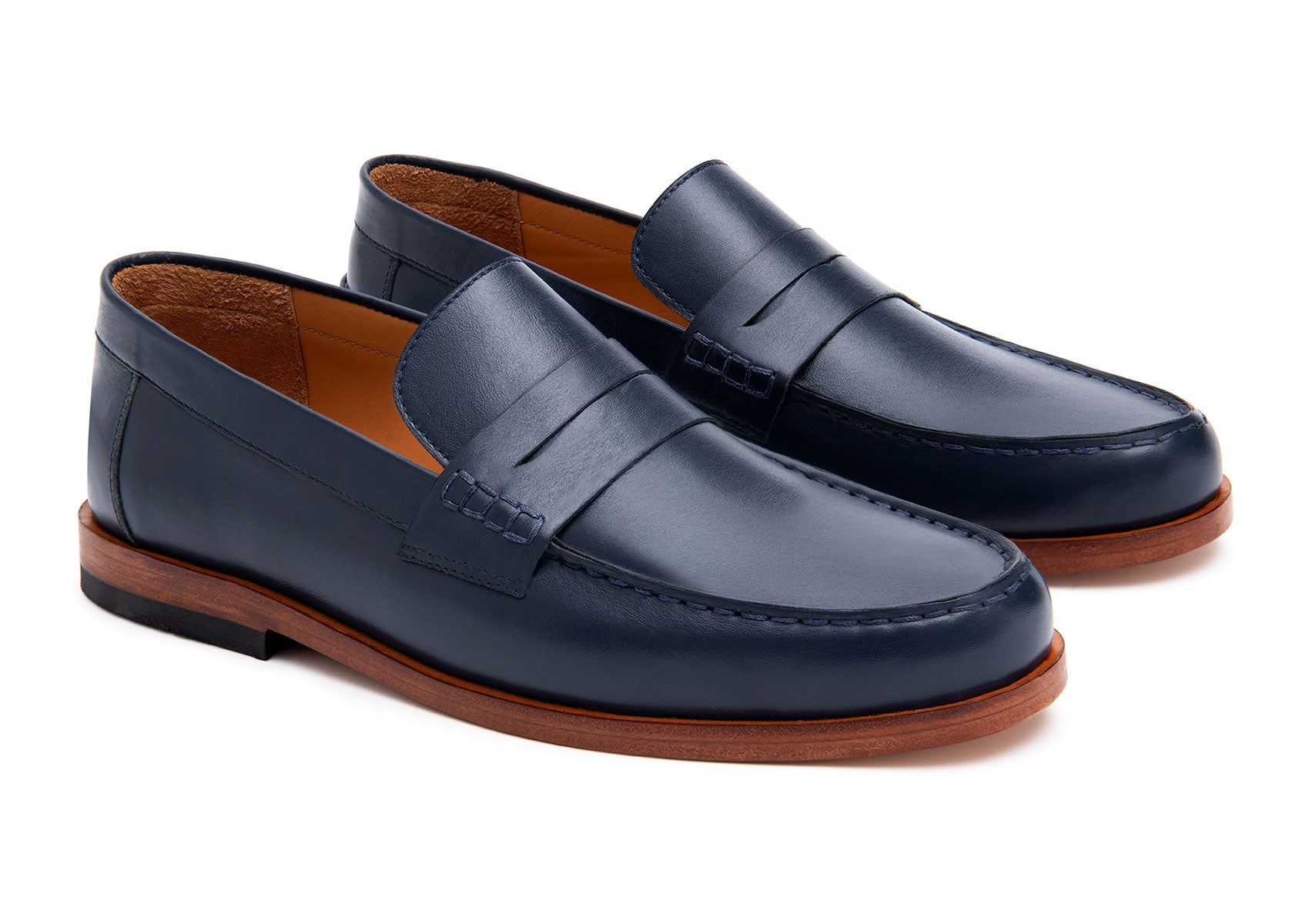 Dark Navy Moccasin