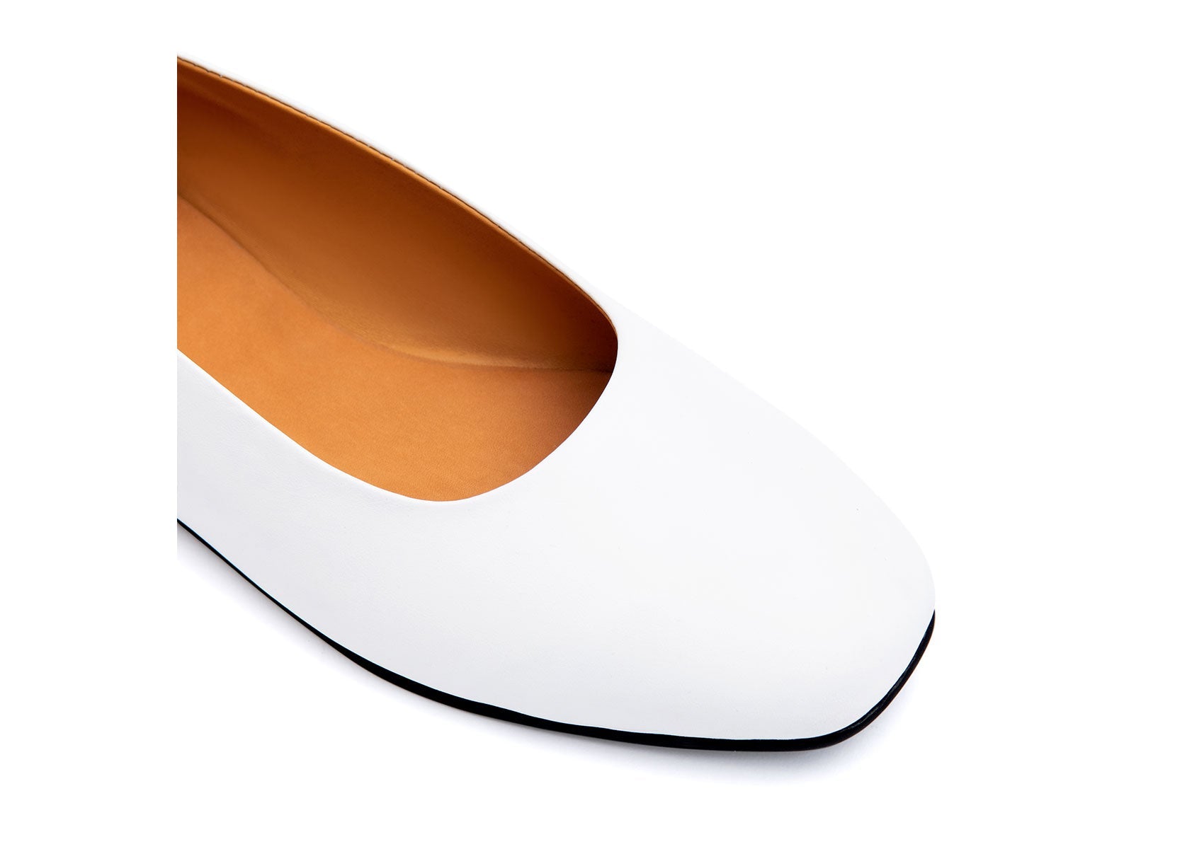 Ballerina Flats (White)