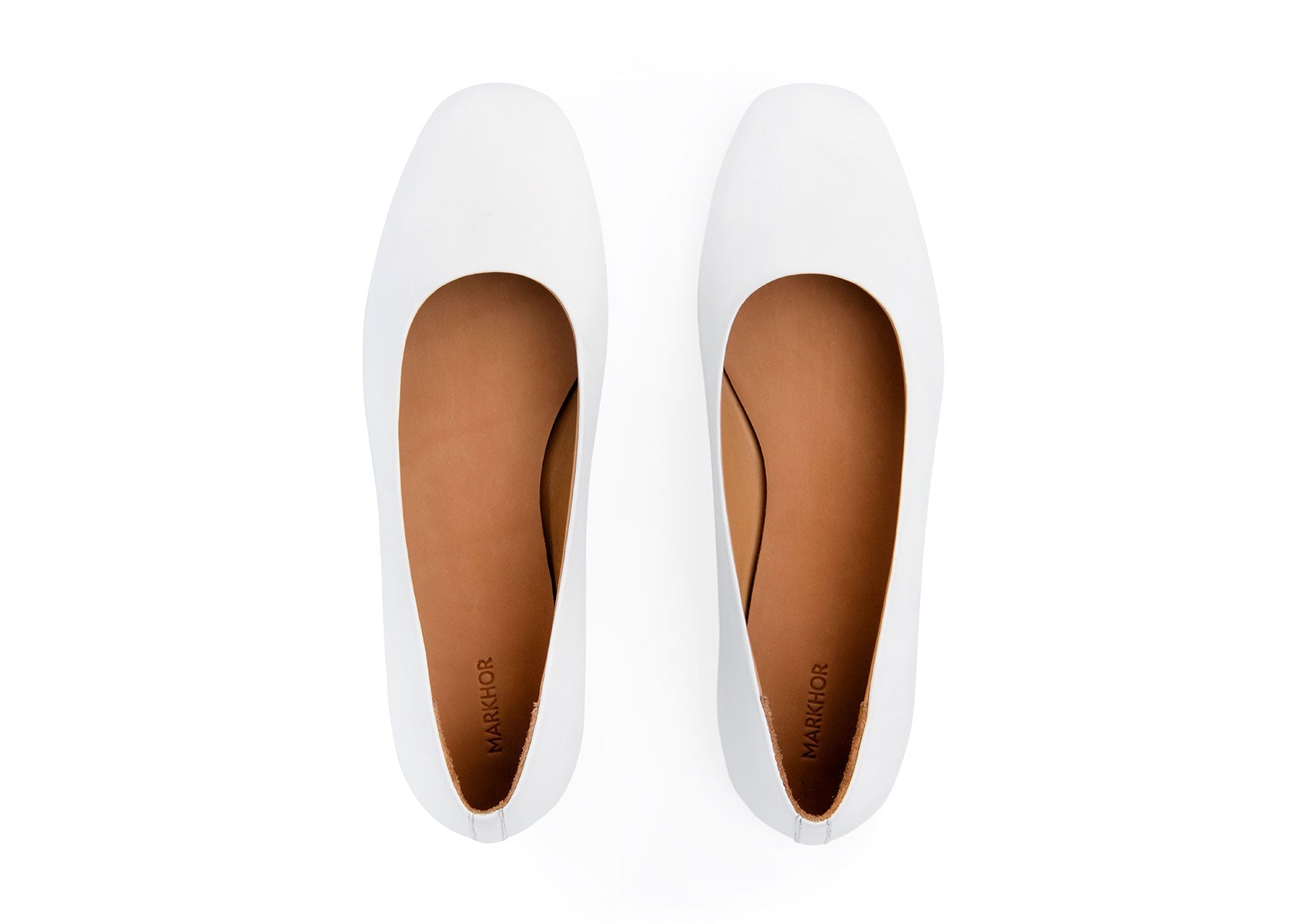 Ballerina Flats (White)