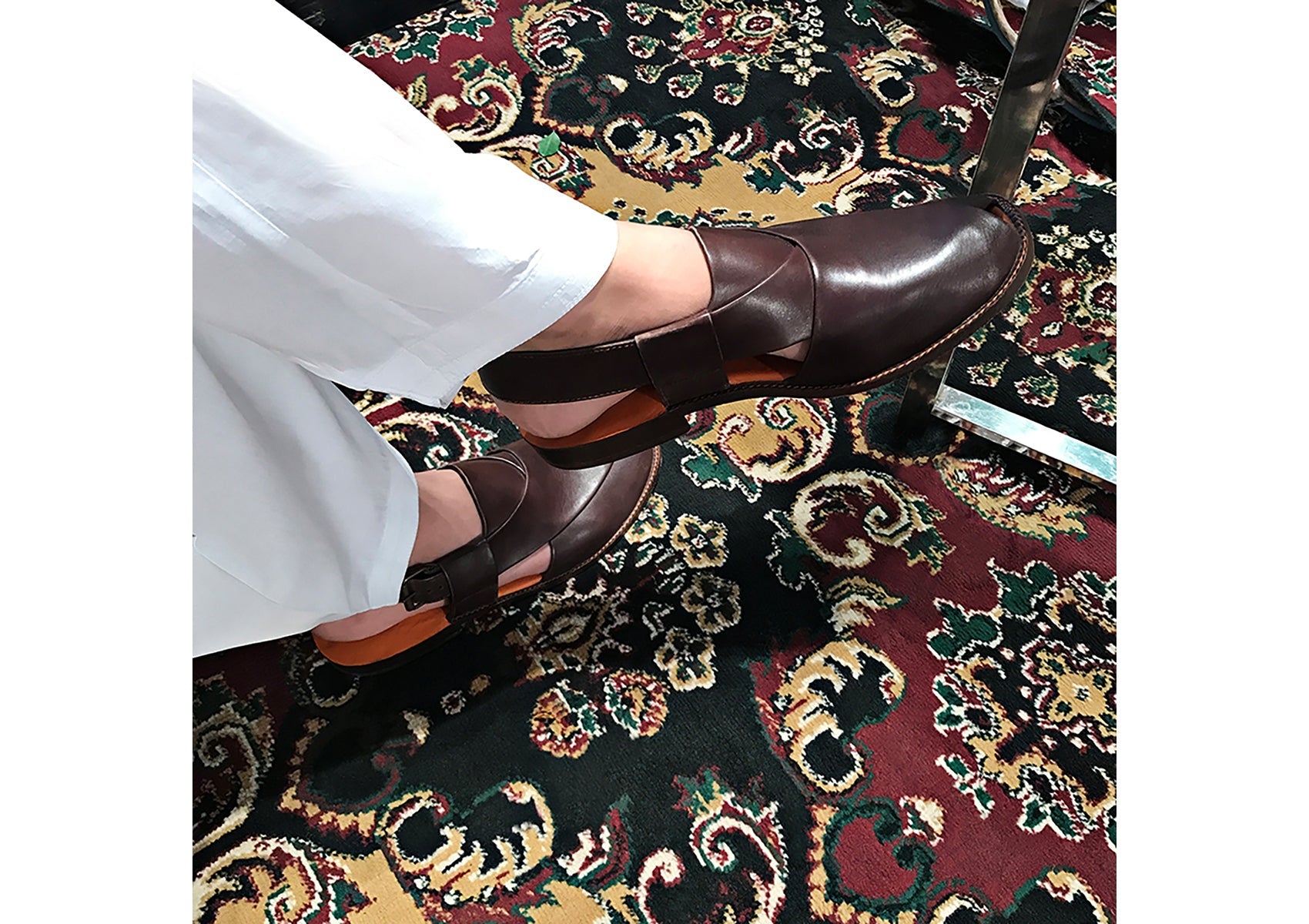 Quetta Style Chappal (Dark Brown)