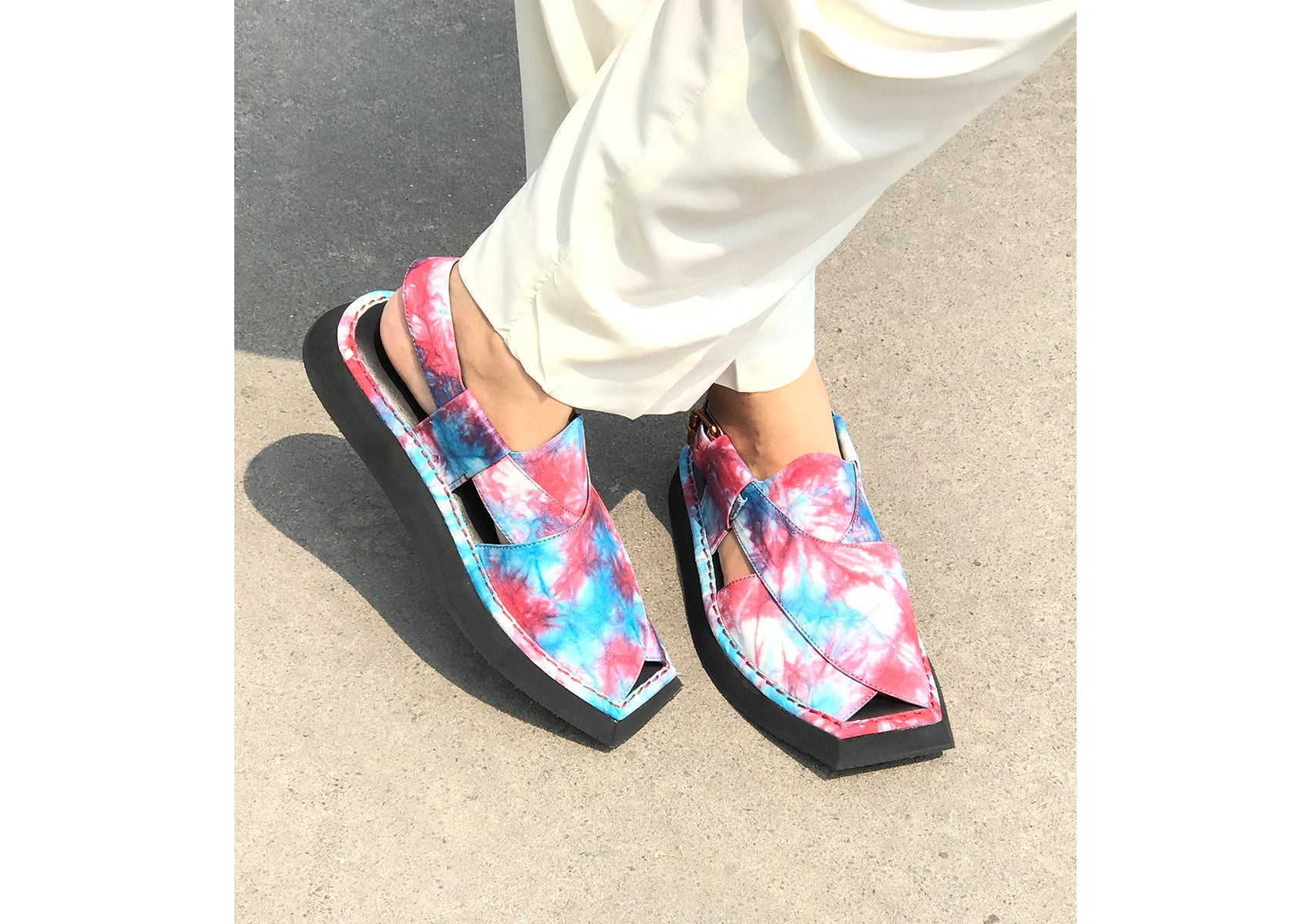 Tie-Dye Sandals