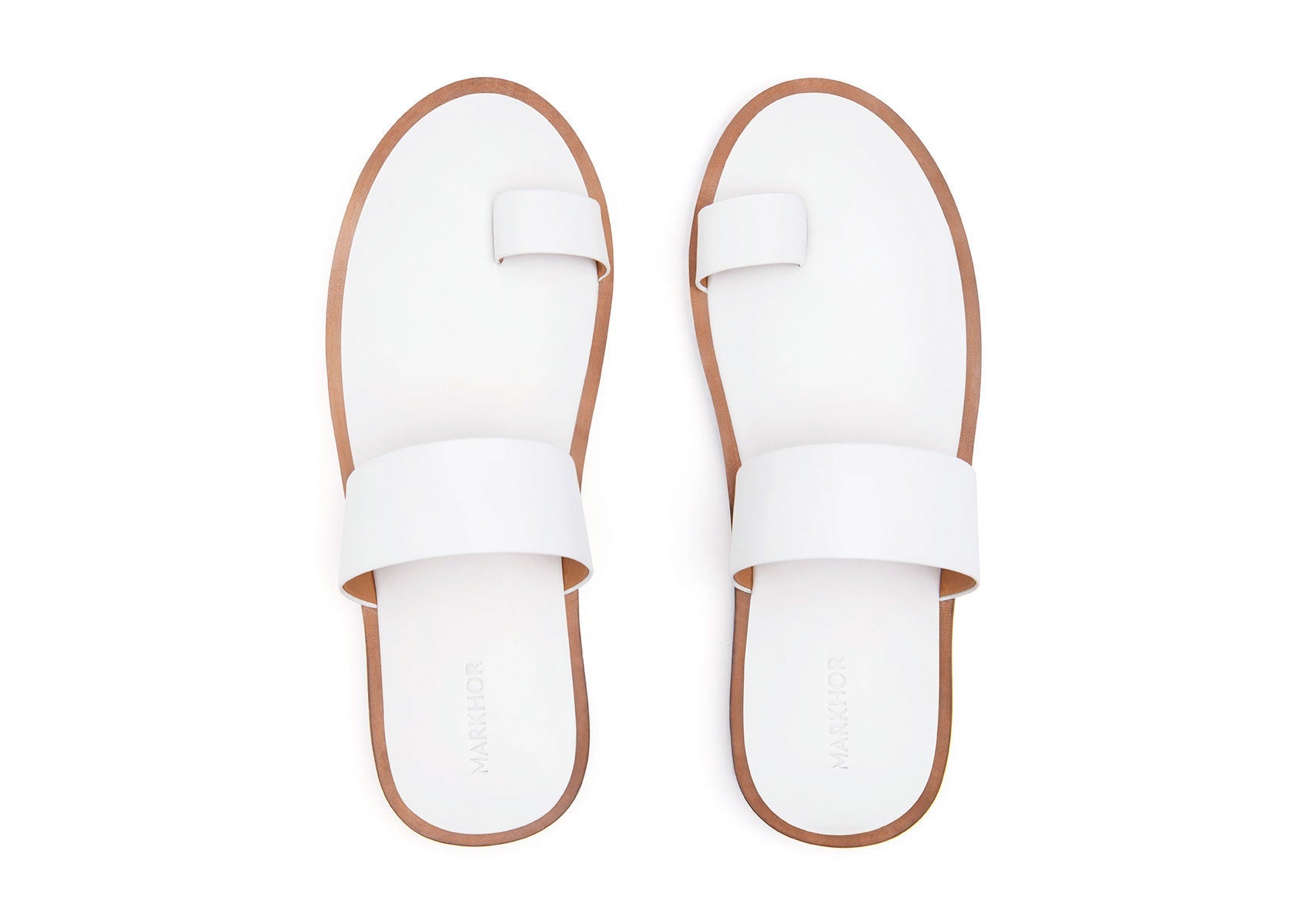 Toe Loop Slides (White)